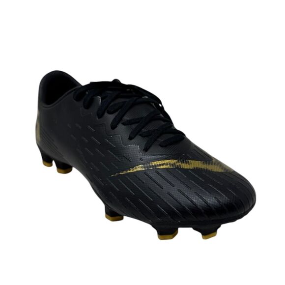 Nike Vapor 12 Pro FG Black Soccer Cleats Size 5 Mens - Picture 1 of 5